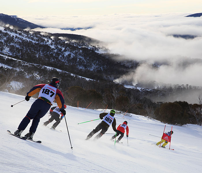 Races at thredbo mountain